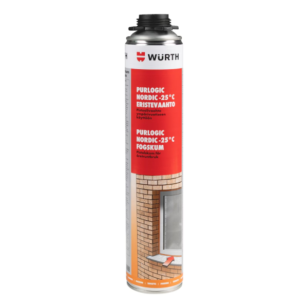 Pistoolivaahto Purlogic Nordic -25c 750ml Wûrth