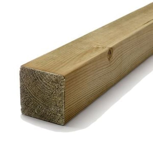 Kestopuu sahattu A-vihreä 75x75 VI