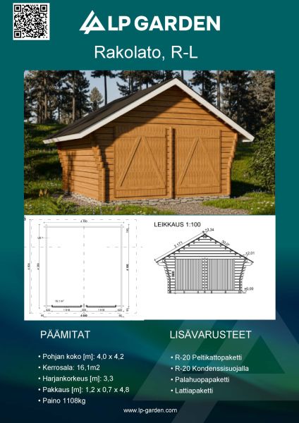 Hirsilato R-L 16m2 LP-Garden