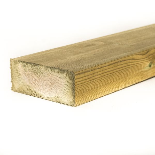 Kestopuu höylätty A-vihreä 48x148 VI
