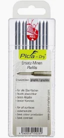 Merkintäkynän lyijy MUSTA DRY