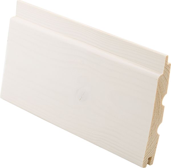 Sisäpaneeli kuusi valkovahattu 14x120 STP TK 2-laatu